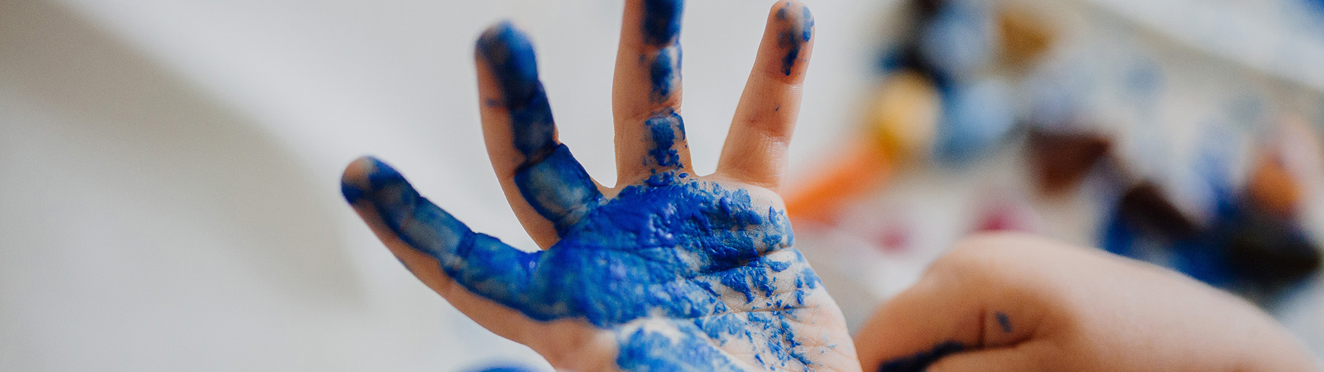 paint on hands
